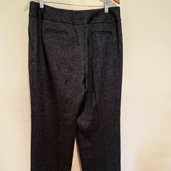 Talbots Black Italian Wool Blend Trousers, Size 12 - Picture 5 of 7
